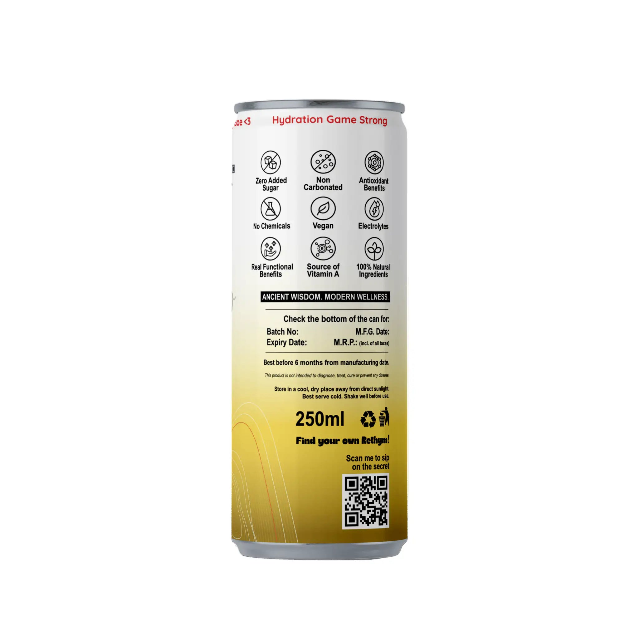 Everyday Wellness Kit (Pack of 6) – Mango & Lemon | Zero Added Sugar | Non - Carbonated - RETHYM